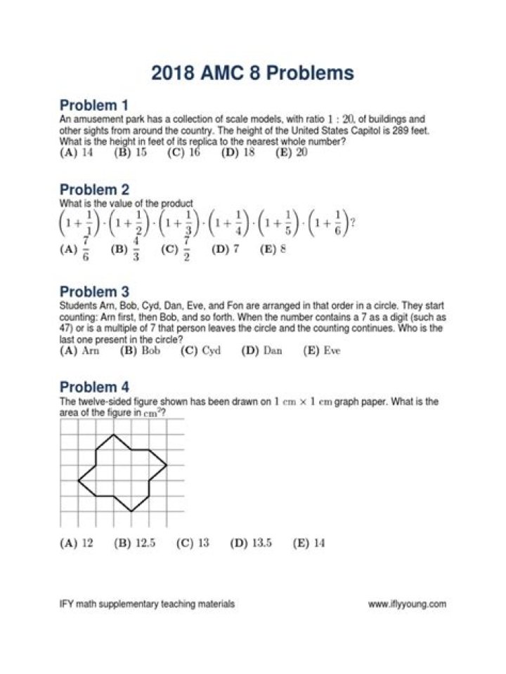 Mastering AMC Math 8 Practice Problems: A Comprehensive Guide for Success